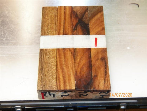 Australian #42st Camphor Laurel wood (local)- PEN blanks raw - Sold in packs of 4 blanks