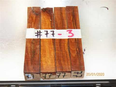 Australian #77st Loquate tree wood -PEN blanks raw- sold in packs