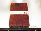 Australian #98 Red Mallee root burl raw - PEN blanks - Sold in packs