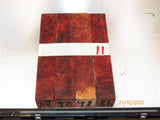 Australian #98 Red Mallee root burl raw - PEN blanks - Sold in packs