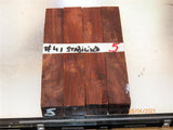 Australian #41st Cherry Plum tree wood - STABILISED PEN blanks   Sold in packs of 4