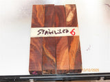 Australian #71 Prune tree wood - Stabilized PEN blanks - Sold in packs