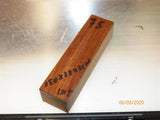 Amboyna/Rosewood Stabilized clear - KNIFE blanks  - sold singly