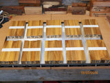 Australian #59ST Cypress-aged raw wood - PEN blanks - Straight cut sold in packs