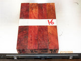 Australian #98 Red Mallee root burl raw - PEN blanks - Sold in packs