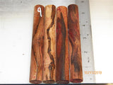 Australian #44 Shiraz Red Vine - Stabilized clear rounded PEN blanks