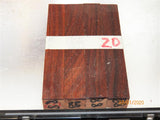 Australian #88st (straigh cut) Brown Mahogany - PEN blanks - Sold in packs