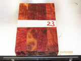 Australian #98 Red Mallee root burl raw - PEN blanks - Sold in packs