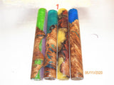 Australian #57 Peppercorn tree burl Resifills-Pen rounded blanks - Sold in packs