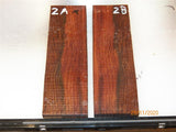 Australian #95st Red-Oak STABILISED Knife scales - Book-matched - Sold in pairs