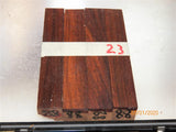 Australian #88st (straigh cut) Brown Mahogany - PEN blanks - Sold in packs