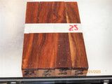Australian #88st (straigh cut) Brown Mahogany - PEN blanks - Sold in packs