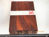 Australian #88st (straigh cut) Brown Mahogany - PEN blanks - Sold in packs