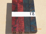 Australian #57 new Peppercorn spalted burl - Stabilized multi-colours - PEN blanks - Sold in packs