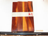 Australian #71 Prune tree wood - Stabilized PEN blanks - Sold in packs