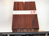 Australian #88st (straigh cut) Brown Mahogany - PEN blanks - Sold in packs