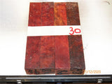 Australian #98 Red Mallee root burl raw - PEN blanks - Sold in packs