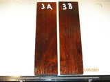 Australian #41st Cherry Plum wood - STABILISED knife scales-Sold in book-matched pairs