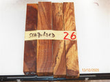 Australian #71 Prune tree wood - Stabilized PEN blanks - Sold in packs