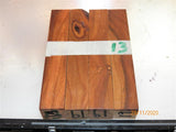 Australian #19 Almond tree wood - PEN blanks raw -  Sold in packs