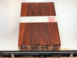 Australian #88st (straigh cut) Brown Mahogany - PEN blanks - Sold in packs