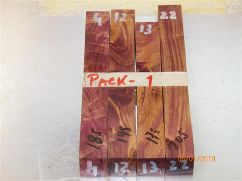Australian #33 Corkscrew Willow stabilized coloured PEN blanks - Long - sold in packs