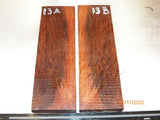 Australian #95st Red-Oak STABILISED Knife scales - Book-matched - Sold in pairs