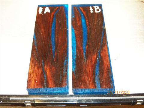 Australian #95st Red-Oak RESIFILL Knife scales - Book-matched - Sold in pairs