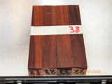 Australian #88st (straigh cut) Brown Mahogany - PEN blanks - Sold in packs