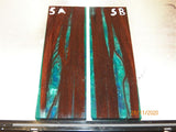 Australian #95st Red-Oak RESIFILL Knife scales - Book-matched - Sold in pairs