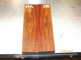 Amboyna/Rosewood wood- Stabilised KNIFE handle scales bookmatched- Sold in pairs (1)