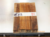 Australian #52st Walnut tree wood (local) - PEN blanks - Sold in packs