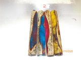 Australian #44 stabilized VINE Shiraz Red Resifills PEN blanks -With borer holes- Sold in packs