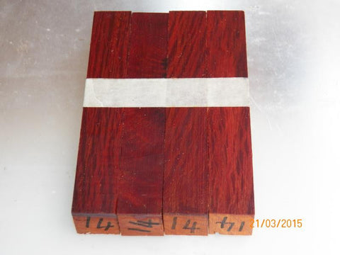 Australian #14st She/Bull-Oak PEN blanks raw  (straight cut) - Sold in packs of 4 blanks