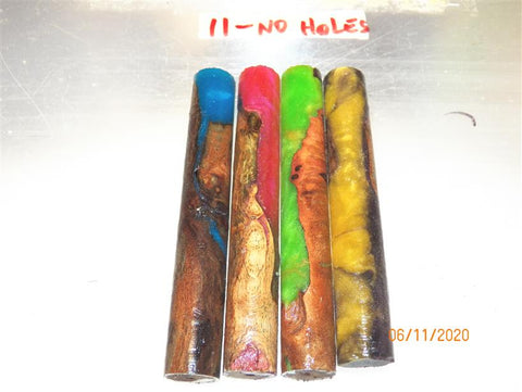 Australian #44 stabilized VINE Shiraz Red Rounded Resifills PEN blanks - No borer holes - Sold in packs