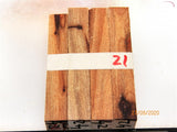 Australian #42st Camphor Laurel wood (local)- PEN blanks raw - Sold in packs of 4 blanks