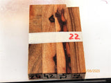 Australian #42st Camphor Laurel wood (local)- PEN blanks raw - Sold in packs of 4 blanks