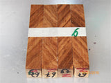 Australian #67-Z (diagonal cut) Carob tree wood - PEN raw blanks - Sold in packs of 4