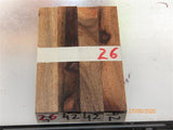 Australian #42st Camphor Laurel wood (local)- PEN blanks raw - Sold in packs of 4 blanks