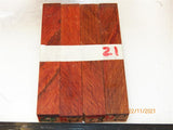 Australian #82z (diagonal cut) Rock-Oak tree wood - PEN blanks raw - Sold in packs of 4