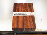 Australian #95st Red-Oak Heartwood wood - PEN blanks - Sold in packs
