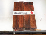 Australian #95st Red-Oak Heartwood wood - PEN blanks - Sold in packs