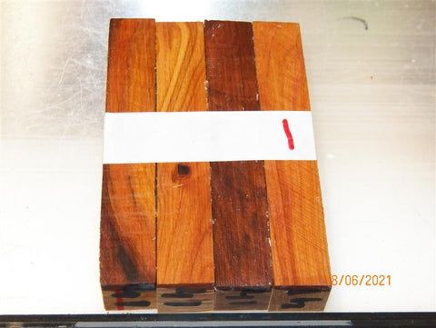 Australian #41st Cherry Plum tree wood - raw PEN blanks   Sold in packs of 4