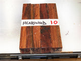 Australian #95st Red-Oak Heartwood wood - PEN blanks - Sold in packs