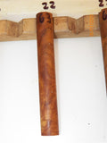 Australian #22 Olive root burl wood -A1 grade -RAW - Rounded PEN blanks - sold singly
