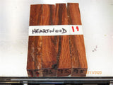 Australian #95st Red-Oak Heartwood wood - PEN blanks - Sold in packs