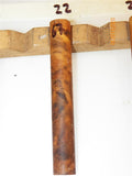 Australian #22 Olive root burl wood -A1 grade -RAW - Rounded PEN blanks - sold singly