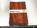 Australian #95st Red-Oak Heartwood wood - PEN blanks - Sold in packs