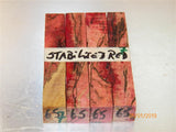 Australian #65 Sugar Gum tree Spalted -Stabilised PEN blanks - Sold in packs