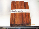 Australian #95st Red-Oak Heartwood wood - PEN blanks - Sold in packs